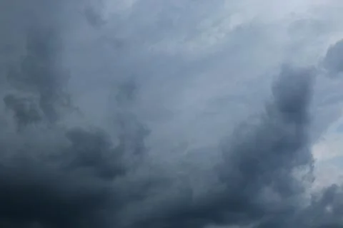 Dark sky with storm clouds Stock Photos