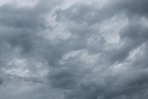 Dark sky with storm clouds Foto stock