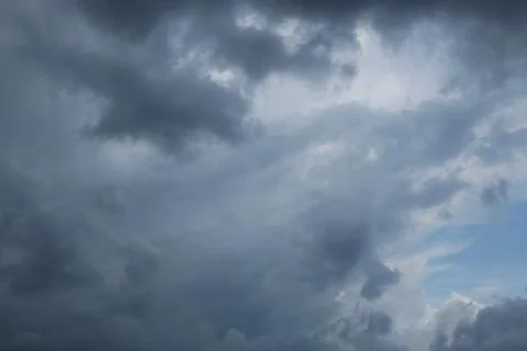 Dark sky with storm clouds Foto stock