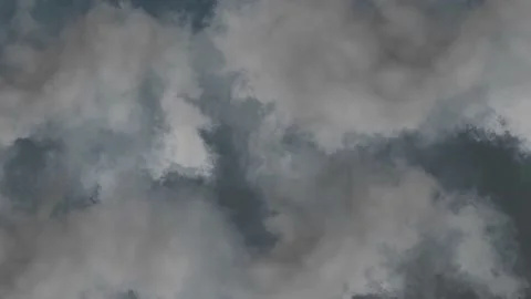Dark sky. Stormy clouds. Ominous storm. Horrible weather Stock Footage 163534006