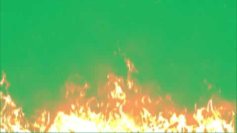 Dark smoke on a green screen background, chroma key Stock-Footage 265148980