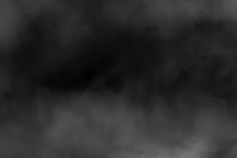 Dark smoke overlay texture background Stock Photos