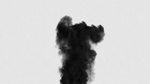 Dark Smoke Plume Element (HD) Видео 201159684