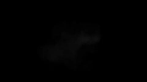 Dark Smoke Puff Stock Footage 1097527
