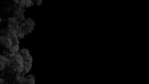 Dark Smoke Transition Stock Footage 100534674