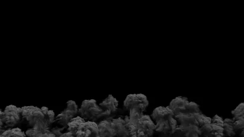Dark Smoke Transition Stock Footage 100534837