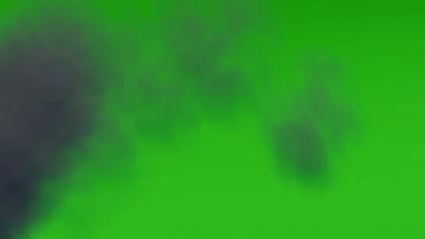 Dark Smoke Wipe Green Screen Motion Effect Stock Footage 339865052