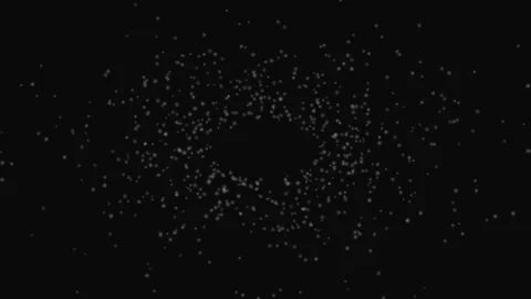 Dark Smooth Particle Orb Motion Loop Background Relaxing Stock Footage 332652923