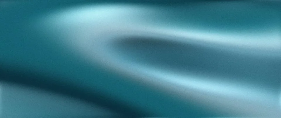 Dark smooth wave background in deep teal and grey tones, grainy noise textu.. Stock Illustration