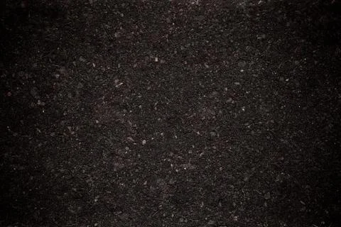 A dark soil texture Stock Photos