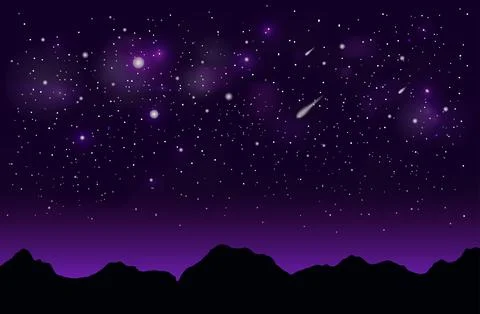 Dark space background. Stock Illustration