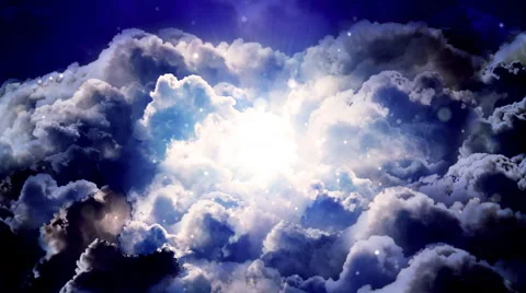 Dark Space Clouds Stock Footage 47983279