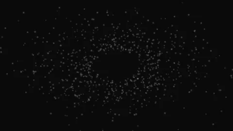 Dark Space Dust Particles Loop Background Soft Ambient Motion Stock Footage 332710474