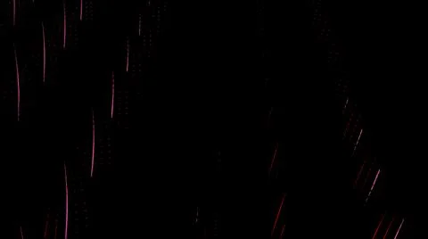 Dark space with neon light pillars and rays isolated on a black background イラスト素材