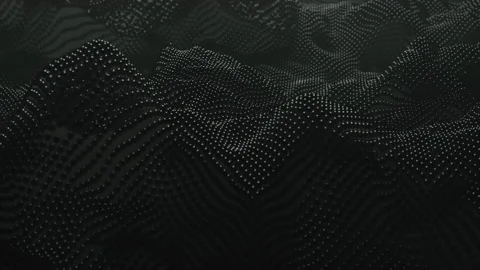 Dark sphere waves background Stock Footage 142927148