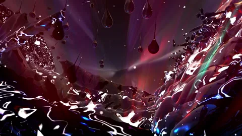 Dark splashes Stock Footage 146236221