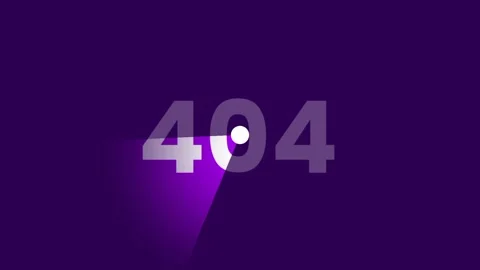 Dark Spotlight 404 Error Stock Footage 335667658