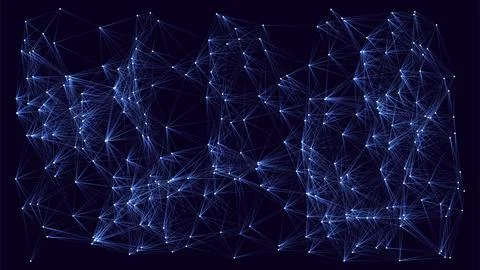 Dark Spotted Abstract Background - Vector Design Illustrazione stock