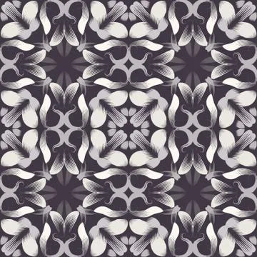 Dark square mosaic effect vector texture. Masculine geometric seamless melange Stock Illustration