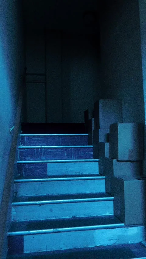 Dark stairs Stock Footage 279520721