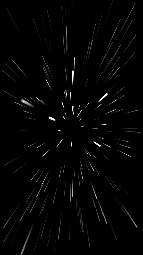 Dark Starburst Warp Speed Effect Video stock 315745871