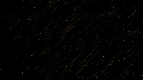 A dark, starry night sky with streaks of light resembling meteor showers and the Stock Footage 282907614