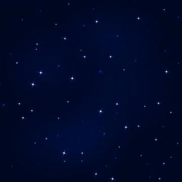 Dark starry sky. Astrology backdrop with nebula, milky way and shiny dust. Stock Illustration