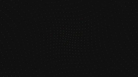 Dark starry space background with bright dots Stock Illustration