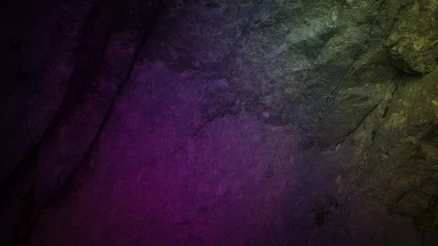 Dark stone texture with a gradient blending deep purple and green hues. Per.. Stock Illustration