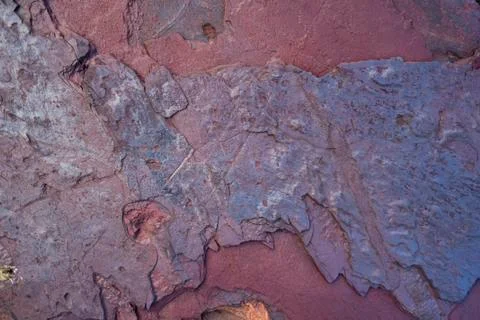 Dark stone texture. Iron ore pattern. Stock Photos