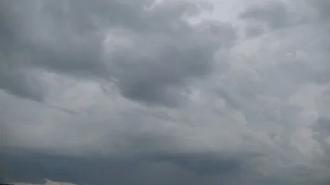 Dark storm clouds across the sky Stock Footage 123687921