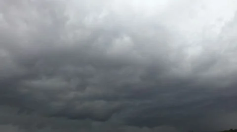 Dark storm clouds and rain clouds time lapse HD 1080p Stock Footage 8835479