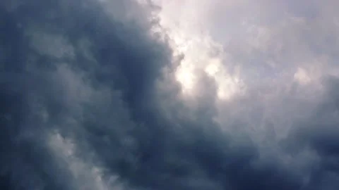 Dark Storm Clouds Are Moving Fast Stock Footage 170615878