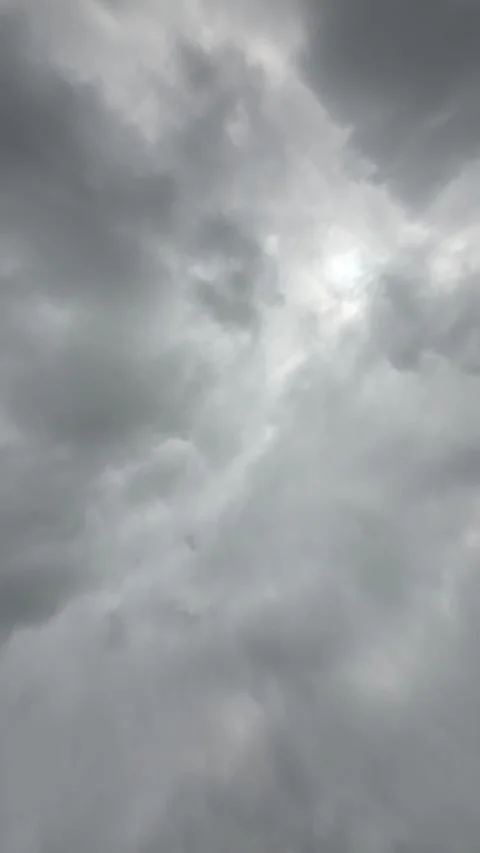 Dark Storm Clouds Are Moving Fast At Viewer Timelapse Vertical Video Stock Footage 311578008