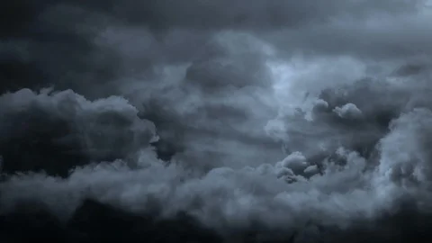 Dark Storm Clouds Background Stock Footage 91301471