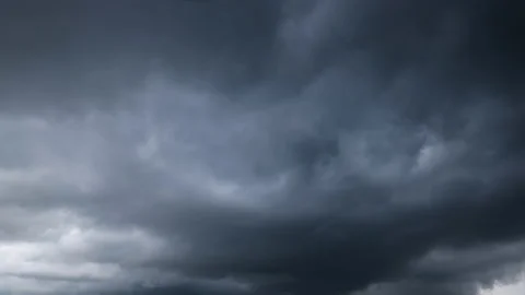 Dark storm clouds with background,Dark clouds before a thunder-storm. Video stock 231092717
