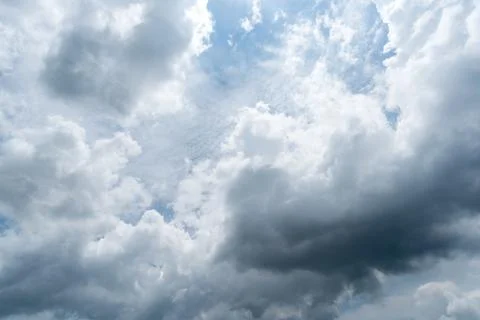 Dark storm clouds with background,Dark clouds before a thunder-storm. Stock Photos