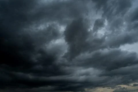 Dark storm clouds with background,Dark clouds before a thunder-storm. 스톡 사진