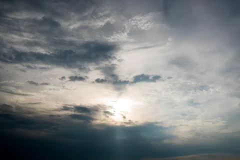 Dark storm clouds with background,Dark clouds before a thunder-storm. Stock Photos