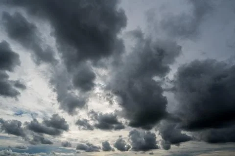 Dark storm clouds with background,Dark clouds before a thunder-storm. Фото