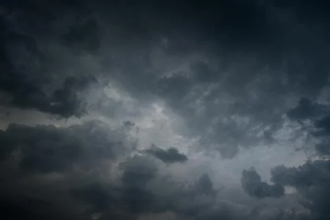 Dark storm clouds with background,Dark clouds before a thunder-storm. Stock-Fotos