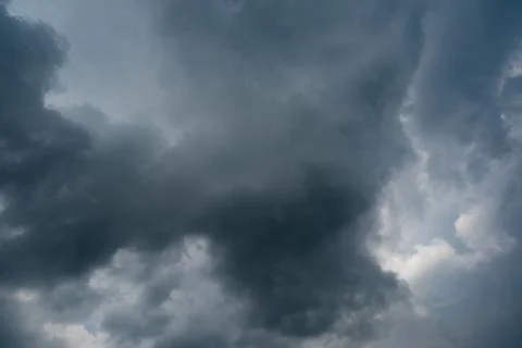Dark storm clouds with background,Dark clouds before a thunder-storm. 스톡 사진