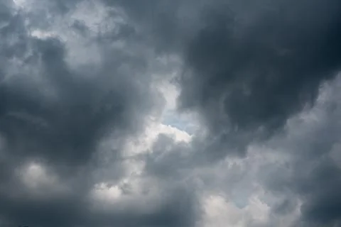Dark storm clouds with background,Dark clouds before a thunder-storm. 스톡 사진