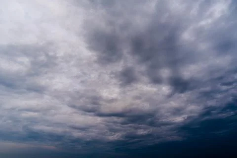 Dark storm clouds with background,Dark clouds before a thunder-storm. 스톡 사진
