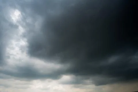 Dark storm clouds with background,Dark clouds before a thunder-storm. Фото