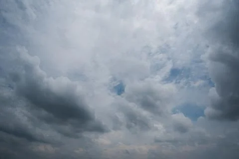 Dark storm clouds with background,Dark clouds before a thunder-storm. Stock Photos