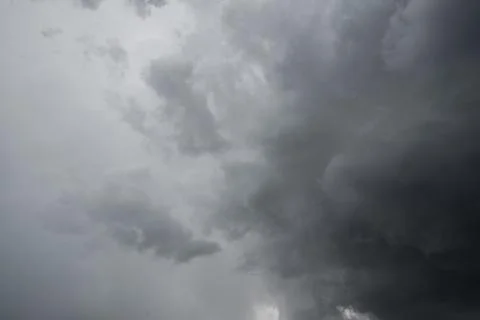 Dark storm clouds with background,Dark clouds before a thunder-storm. Stock-Fotos