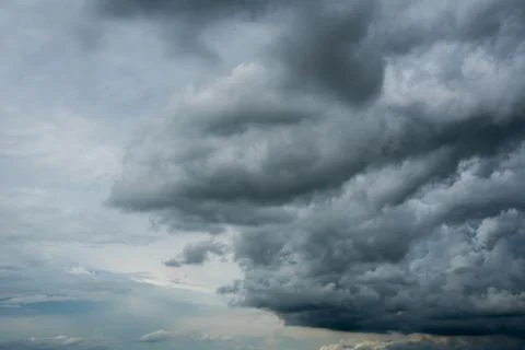 Dark storm clouds with background,Dark clouds before a thunder-storm. 스톡 사진