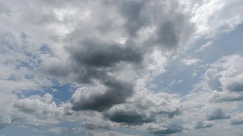 Dark storm clouds with background,Dark clouds before a thunder-storm. Stock Photos