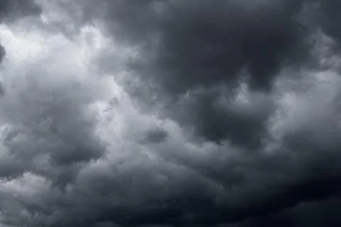 Dark storm clouds with background,Dark clouds before a thunder-storm. 스톡 사진